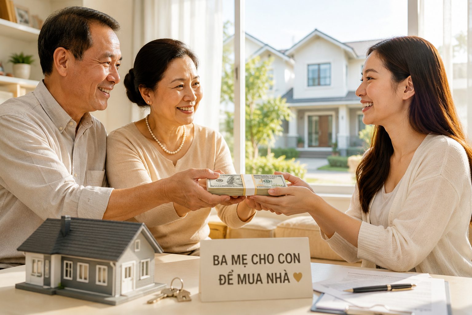 Ba Mẹ Cho $150,000 Tiền Mặt Mua Nhà – Vì Sao Ngân Hàng Mỹ Có Thể Từ Chối?