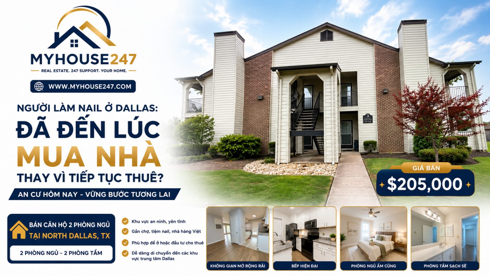 Người làm nail ở Dallas: Đã đến lúc mua nhà thay vì tiếp tục thuê?