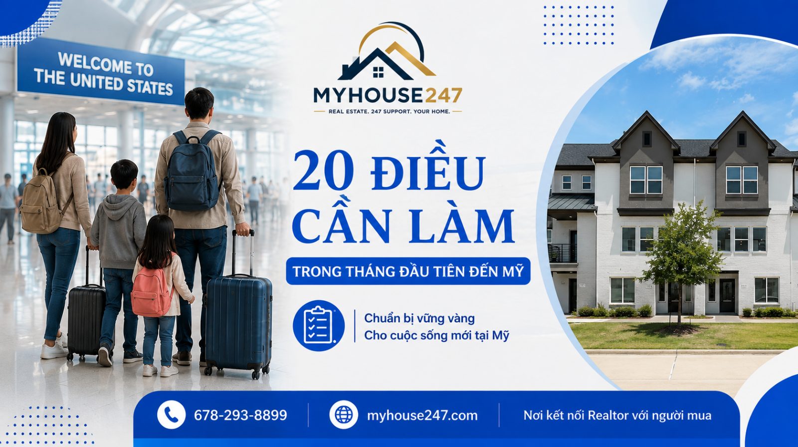20 Việc Cần Làm Trong Tháng Đầu Tiên Tại Mỹ – Checklist Quan Trọng Cho Người Việt Mới Định Cư